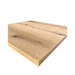 Tischplatte Küsteneiche 65 x 65 x 2,7 cm ^