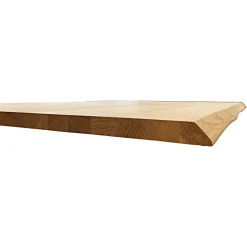 Tischpl Eiche 2 Laengsk Baumkante roh gezinkt 0 x 800 x 26 mm ^ New