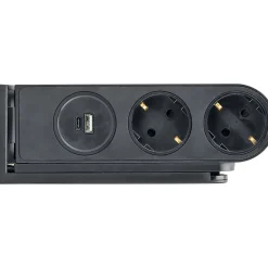 Tischsteckdosenleiste klemmbar 2x Strommit USB-C/A ^ Schwaiger Discount