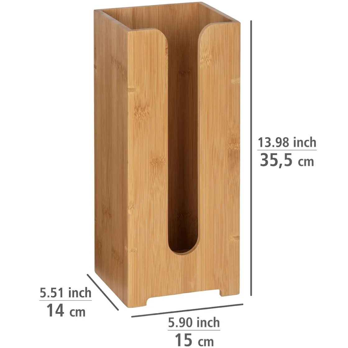 Toiletten-Ersatzrollenhalt. Mod.Bambusa ^ Wenko Clearance