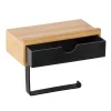 Toilettenpapierhalter m. Ablage Bambusa ^ Wenko Clearance