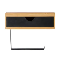Toilettenpapierhalter m. Ablage Bambusa ^ Wenko Clearance