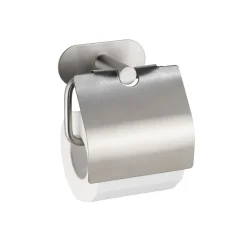 Toilettenpapierhalter mit Deckel OreaMatt Turbo-Lock Edelstahl ^ Wenko New