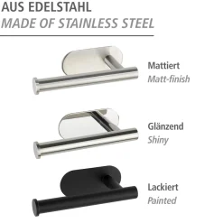 Toilettenpapierhalter Orea MattTurbo-Lock Edelstahl ^ Wenko Discount