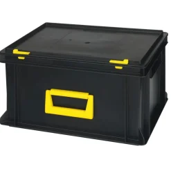 Systemkoffer Newbox PC 20 stapelbar 40 x 30 x 23,3 cm schwarz-orange ^ Tood