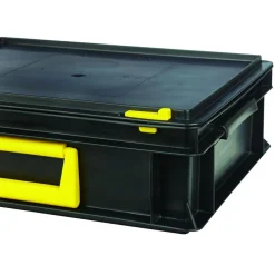 Systemkoffer Newbox PC 20 stapelbar 40 x 30 x 23,3 cm schwarz-orange ^ Tood