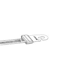 Torgriff Niro schwarz cm 5 Stück ^ New