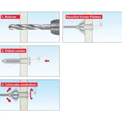 Hakendübel Pirat Skippi-L M6/52 ^ TOX Clearance
