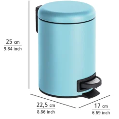 Treteimer Mod. Leman , blau 3 ltr. ^ Wenko Online
