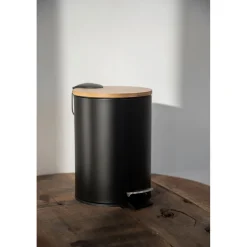 Treteimer Tortona 3L EasyCl., schwarz ma ^ Wenko Best