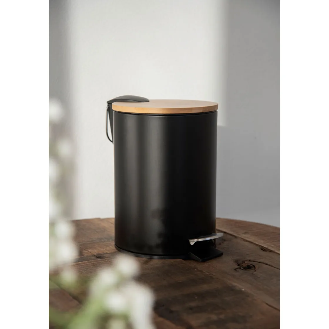 Treteimer Tortona 3L EasyCl., schwarz ma ^ Wenko Best
