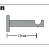 Träger 1lfg. offen Memphis 16mm edel.opt ^ Gardinia Clearance