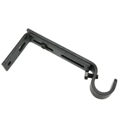 Träger Metall Memphis 1lfg. 10-14cm schwarz ^ Gardinia Hot