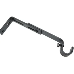 Träger Metall Memphis 1lfg. 10-14cm schwarz ^ Gardinia Hot