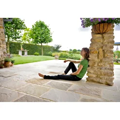 Trittstein Sandstone Gaya handbekantet 30 x 2,5 cm ^ Best