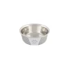 Napf Edelstahl Silikon weiß/gr 0,75l/17 cm ^ Trixie Hot