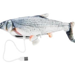 Zappelfisch mit Katzenminze 30 cm ^ Trixie Hot
