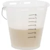 Tränkeeimer 8 L weiß-transparent ^ Outlet