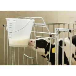 Tränkeeimer 8 L weiß-transparent ^ Outlet