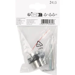 Türstopper mit Schraube und Dübel Edelstahl gebürstet Höhe 30 cm ^ Discount