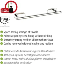 Turbo-Loc Badetuchst ange 40 cm OreaShine ^ Wenko Outlet