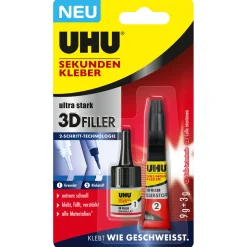 Sekundenkleber 3D Filler 3 und 9 g ^ UHU Sale