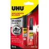 Sekundenkleber Plastik 2 g und 3 ml ^ UHU New