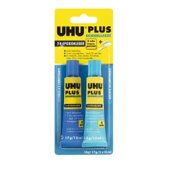 Zwei-Komponenten-Klebstoff plus schnellfest 35 g ^ UHU Discount