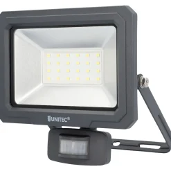 LED Wandstrahler mit Bewegungsmelder 30W 2400lm anthrazit ^ Unitec Discount