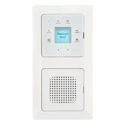 Unterputz-Radio mit Touchfunktion und Bluetooth weiß ^ Unitec Outlet