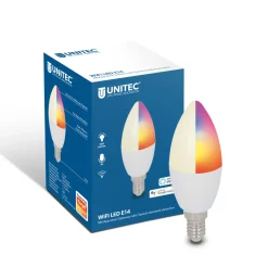 WIFI LED-Leuchtmittel Smart E14 3,5W RGB CCT dimmmbar ^ Unitec Outlet