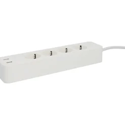 WIFI Steckdosenleiste Smart 4fach inkl 2xUSB weiß ^ Unitec