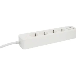 WIFI Steckdosenleiste Smart 4fach inkl 2xUSB weiß ^ Unitec