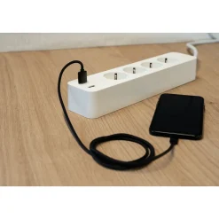 WIFI Steckdosenleiste Smart 4fach inkl 2xUSB weiß ^ Unitec