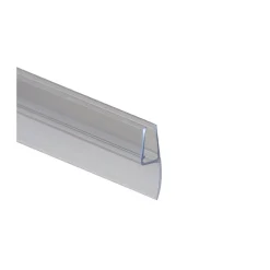 Universal Dichtleiste senkrecht für DK5,6,8 mm / 2000 mm Breite Dichtelippe 12 ^ Schulte Clearance