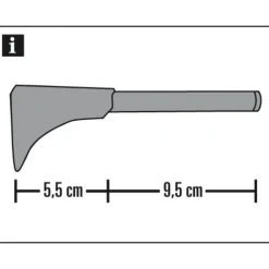 Universal-Träger 1+2lf DM 25edelstahloptik ^ Gardinia Outlet
