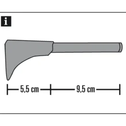 Univers-Träger 1+2lf DM 20cm weiß ^ Gardinia New