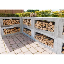 U-Stein-Ecke anthrazit 40/40/40 cm ^ Diephaus Hot