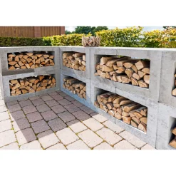 U-Stein-Ecke grau 40/40/40 cm ^ Diephaus Best