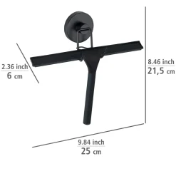 Vacuum-Loc Bad- u.Duschabzieher schwarz ^ Wenko