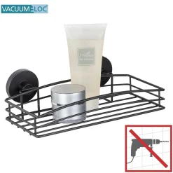 Vacuum-Loc Wandablage schwarz ^ Wenko Best