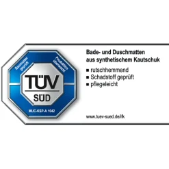 Duscheinlage Capri 54x54 cm schwarz ^ Valblue Clearance