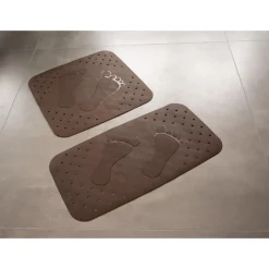 Duscheinlage Foot 54x54 cm braun ^ Valblue Outlet