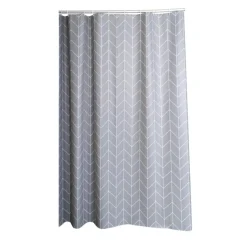 Duschvorhang Espina 180x200 cm grau ^ Valblue Sale