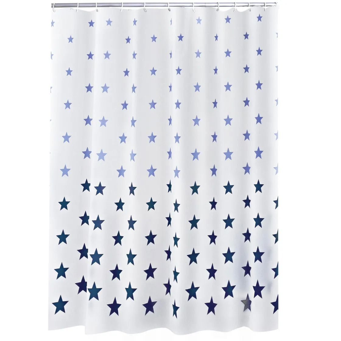 Duschvorhang Stella Folie 180 x 200 cm blau ^ Valblue New