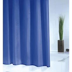 Duschvorhang Universal Folie 120 x 200 cm ultramarinblau ^ Valblue Clearance