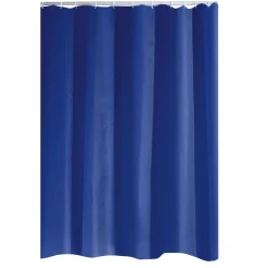 Duschvorhang Universal Folie 120 x 200 cm ultramarinblau ^ Valblue Clearance
