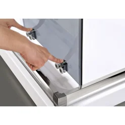 Eckdusche Quadra für Duschwanne ^ Valblue Discount