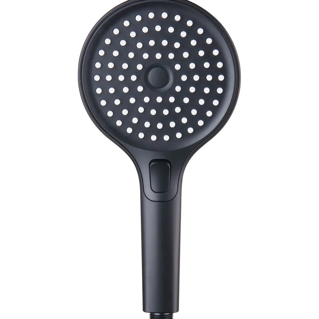 Handbrause Oria schwarz matt 3S Softstrahltechnik Anti-Kalk Dm.13cm ^ Valblue Sale