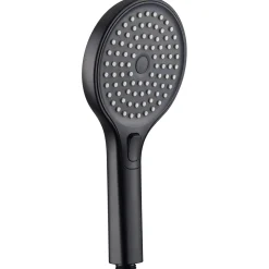 Handbrause Oria schwarz matt 3S Softstrahltechnik Anti-Kalk Dm.13cm ^ Valblue Sale